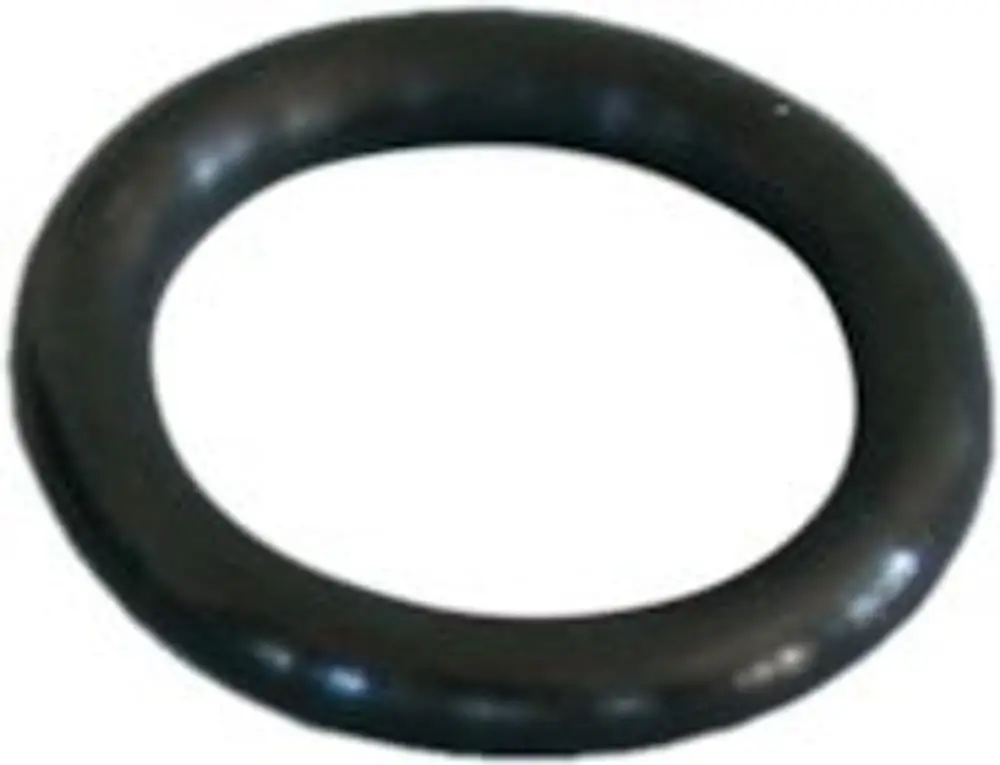 Schwarzer O-Ring von Bosch, kreisförmig, mit glatter Oberfläche. Ideal zur Abdichtung in verschiedenen Anwendungen.